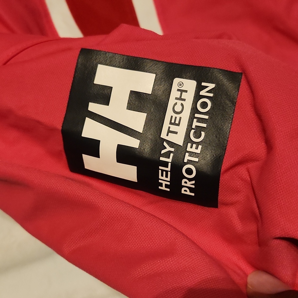 Helly Hanson Salt Flag Pink Red Waterproof Sailing Jacket (Size XS) - Picture 5 of 16